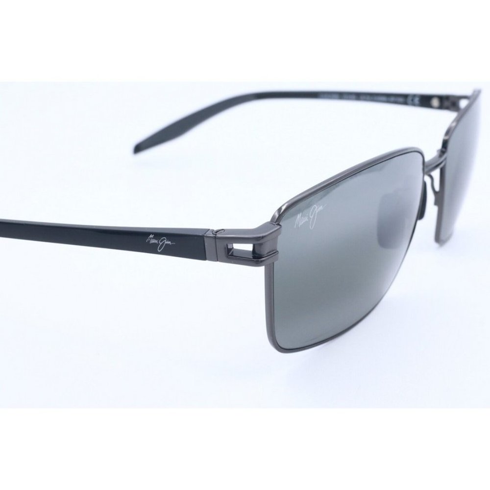Maui Jim Cove Perk MJ 531-02D Gunmetal Sunglasses Gray Polarized Lenses 60mm - Picture 3 of 7